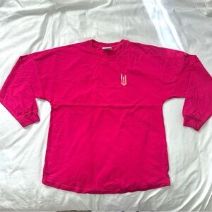 Wicked Popular Magenta Pink Drop Shoulder Long Sleeve Tee